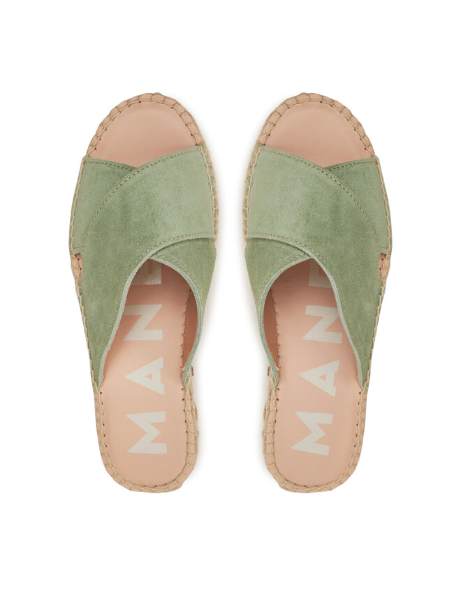 Manebi Espadrilles Manebi Hamptons Double Sole X Bands Sandals R 6.6 DX Zöld