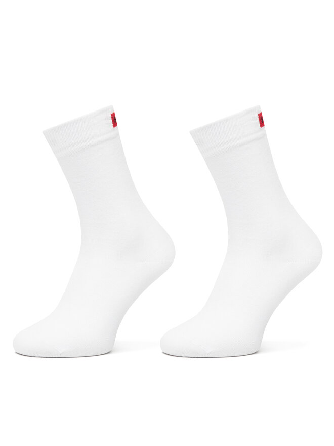 HUGO 2er-Set hohe Damensocken HUGO 50502046 Weiß