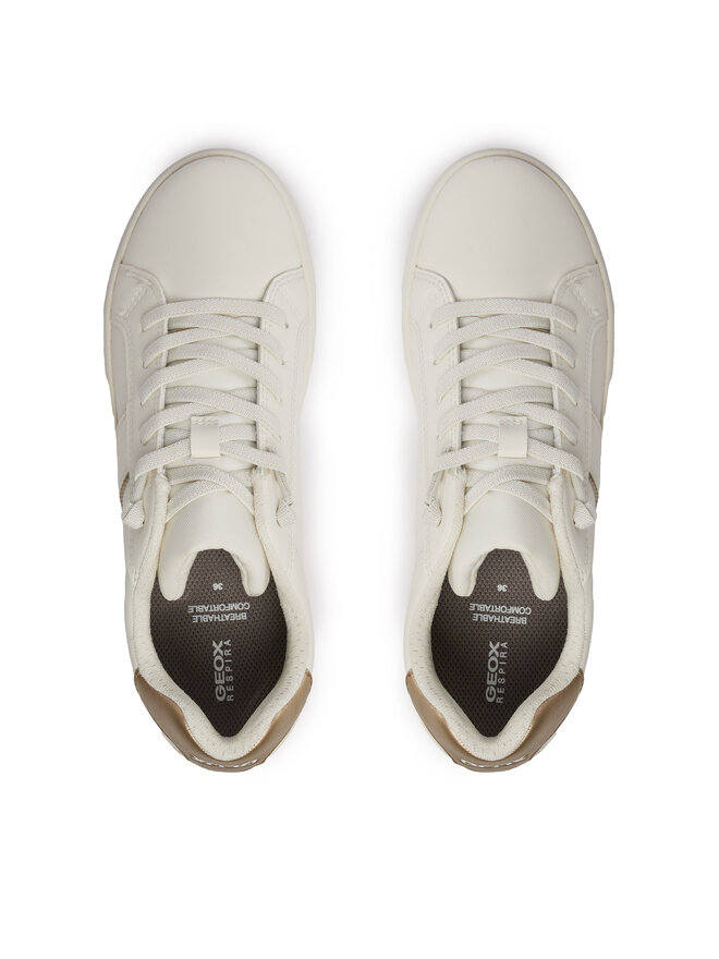 Geox Sneakersy Geox J Eclyper Girl J36LRC 000BC C0588 D Bílá