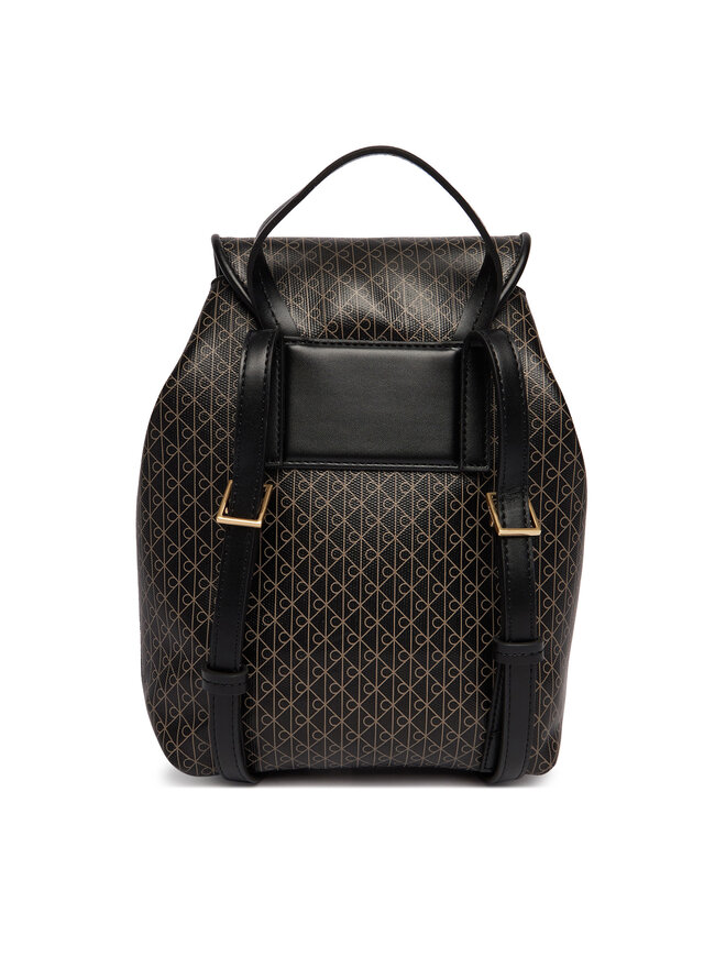 Calvin Klein Rucksack Calvin Klein Emblem Aop Mini Backpack LV04F3507G Schwarz