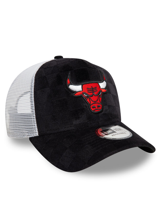 New Era Czapka z daszkiem New Era Chicago Bulls Tonal Check 60595264 Czarny