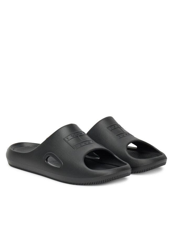 Tommy Jeans Nazouváky Tommy Jeans Sporty Pool Slide EM0EM01582 Černá