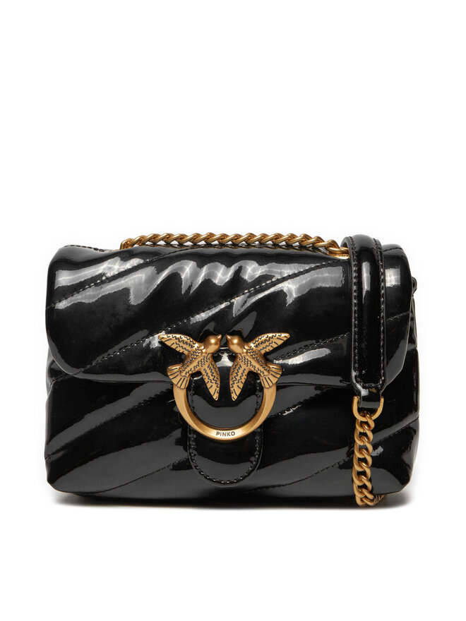 PINKO Ročna torba PINKO Love Puff Baby Cl AI 24-25 PLTT 100040 A1UP Črna