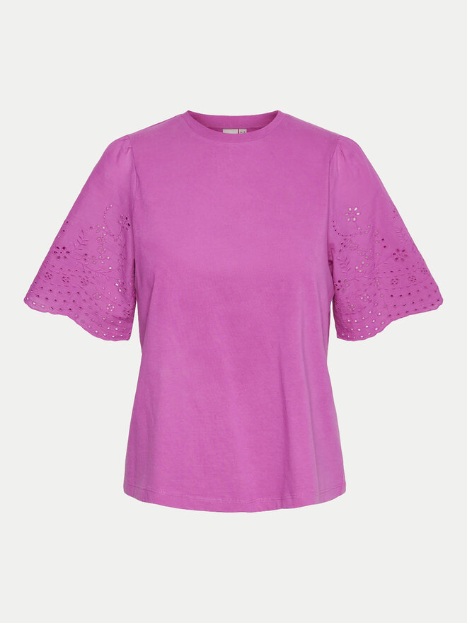 YAS YAS Marškinėliai Lex 26033890 Rožinė Regular Fit