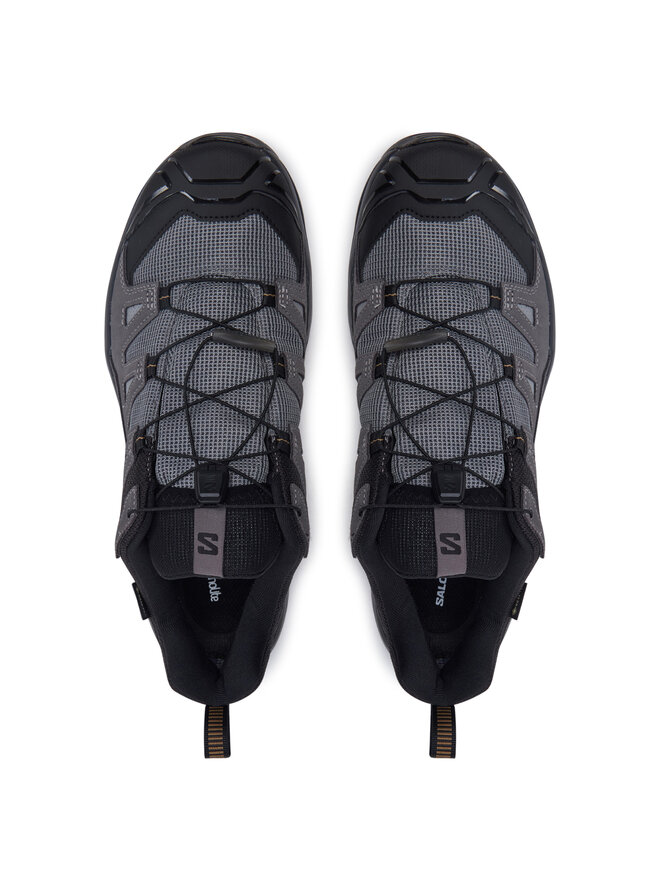 Salomon Trekkingschuhe Salomon X Ultra 360 Leather Gore-Tex L47571400 Grau