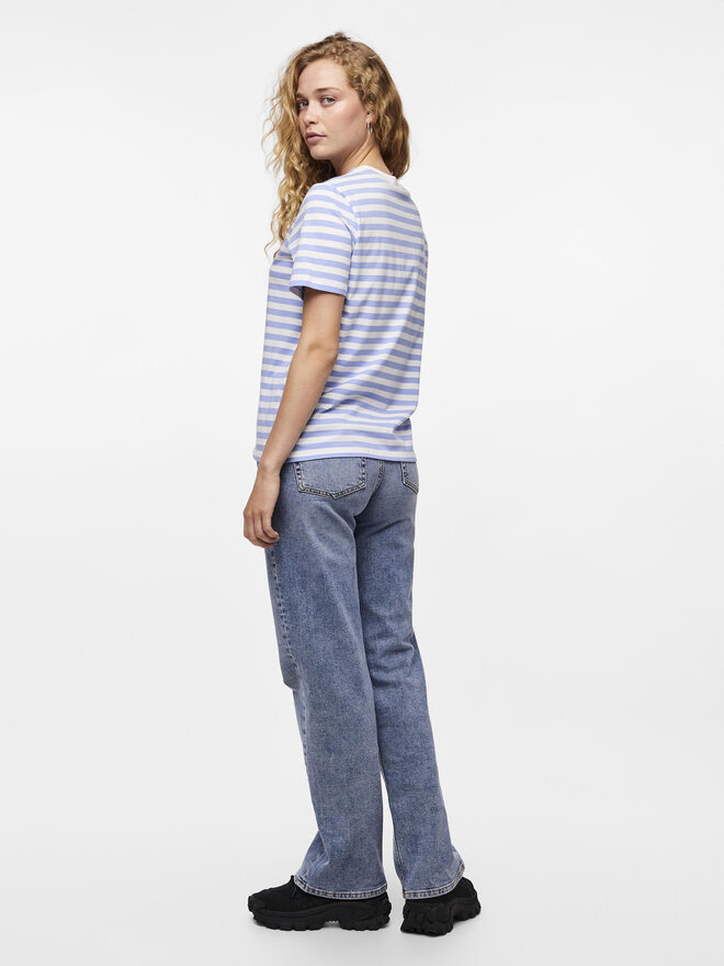 Pieces Pieces Футболка Ria 17146339 Голубий Regular Fit