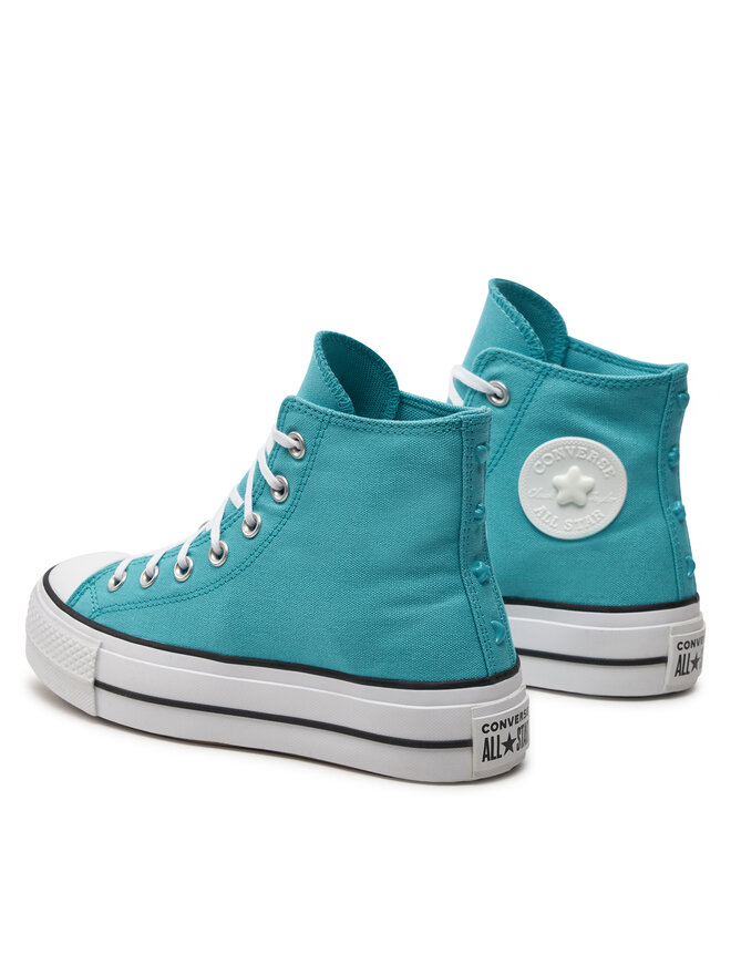 Converse Kedas Converse Chuck Taylor All Star Lift Platform Stars A06492C Tirkīzs
