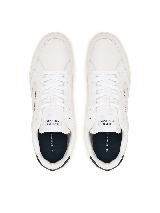 Tommy Hilfiger Sneakers Tommy Hilfiger Lo Pro Cupsole Perf Leather FM0FM05944 Weiß