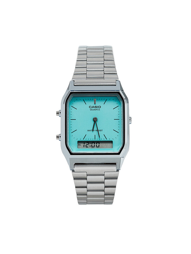Casio Ρολόι Casio Vintage Maxi AQ-230A-2A2MQYES Ασημί