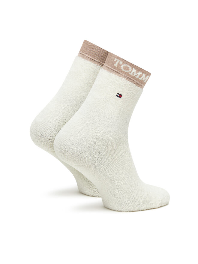 Tommy Hilfiger Lange Socken Tommy Hilfiger 701236328 Écru