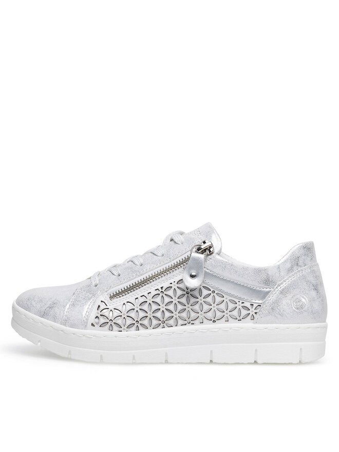Remonte Sneakersy Remonte D5830-91 Stříbrná