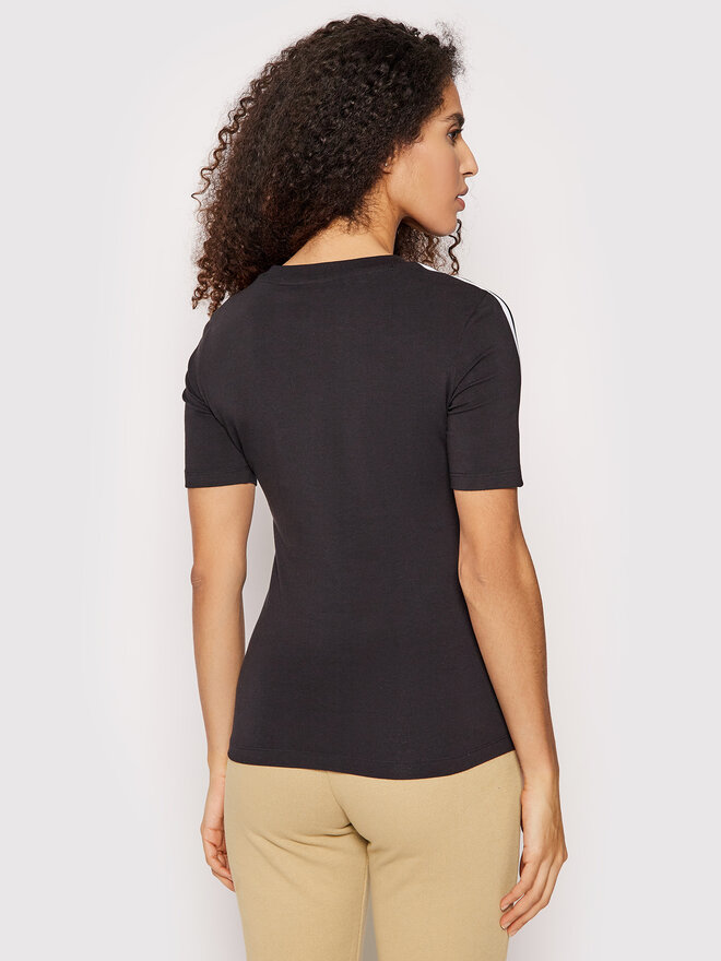 adidas adidas Marškinėliai Tight Tee FM2592 Juoda Slim Fit
