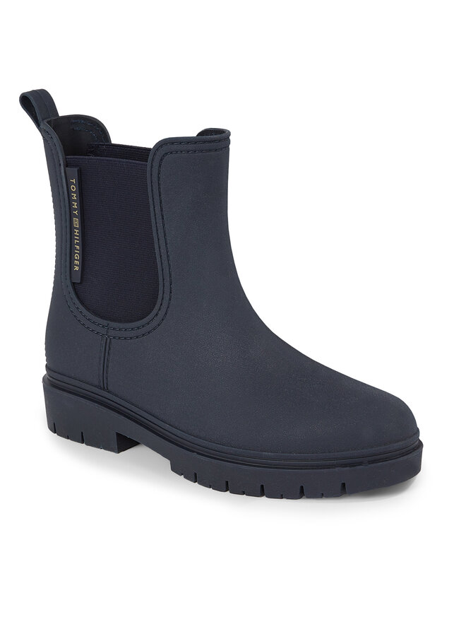 Bottines de pluie tommy hilfiger noir store