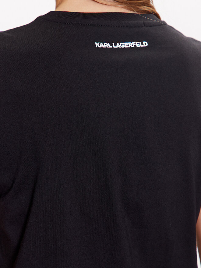 KARL LAGERFELD KARL LAGERFELD T-Shirt Ikonik 2.0 230W1700 Μαύρο Regular Fit