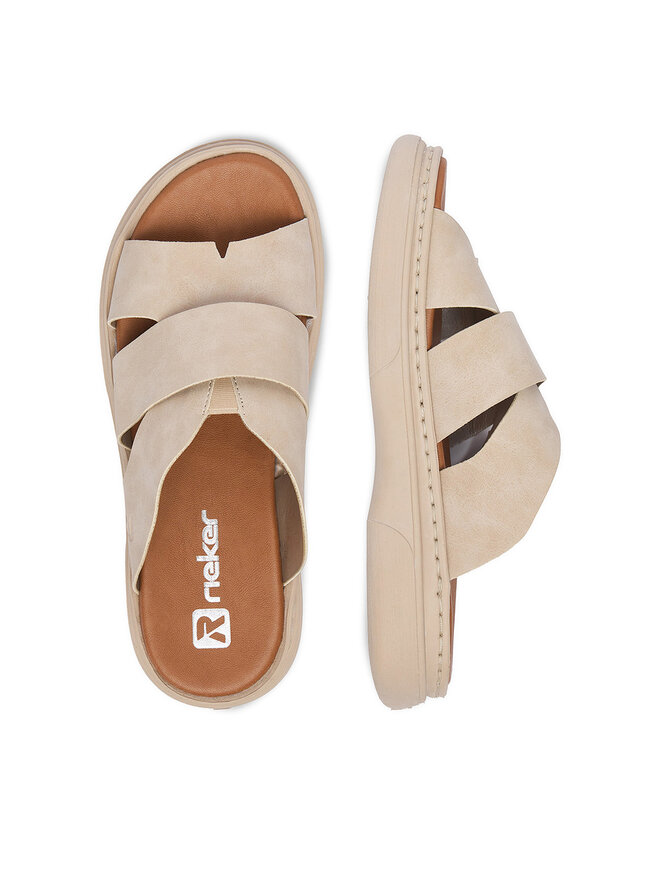 Rieker Pantoletten Rieker CEO-V3089-62 Hellbeige