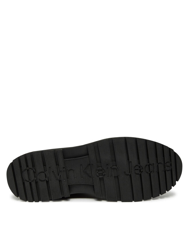 Calvin Klein Jeans Schnürstiefeletten Calvin Klein Jeans Eva Boot Mid Laceup Rebellious YM0YM01071 Braun