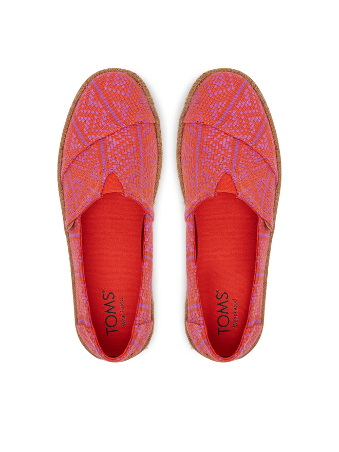 Toms Espadrilky Toms Diamond Global 10021885 Červená