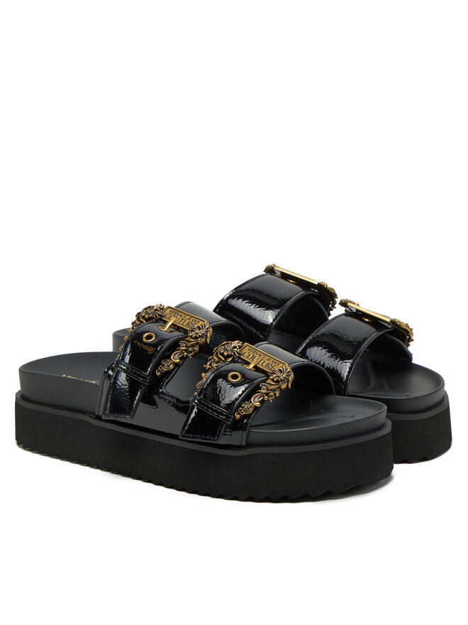 Versace Jeans Couture Klapki Versace Jeans Couture 78VA3SM1 Czarny