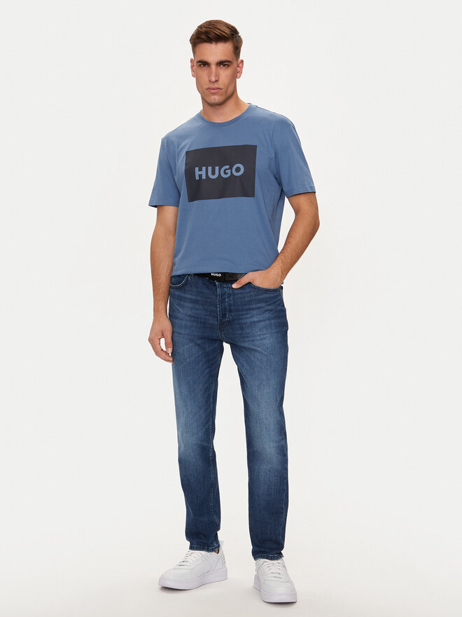 HUGO Hugo Футболка Dulive222 50467952 Голубий Regular Fit