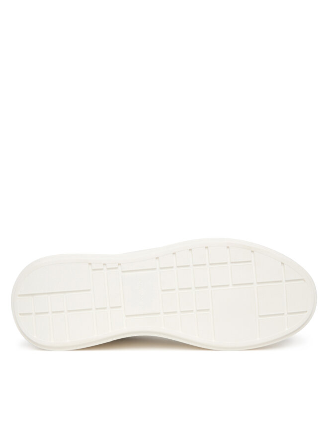 Calvin Klein Снікерcи Calvin Klein Chunky Cupsole Laceup Lth Bt Aop YW0YW02036 Білий