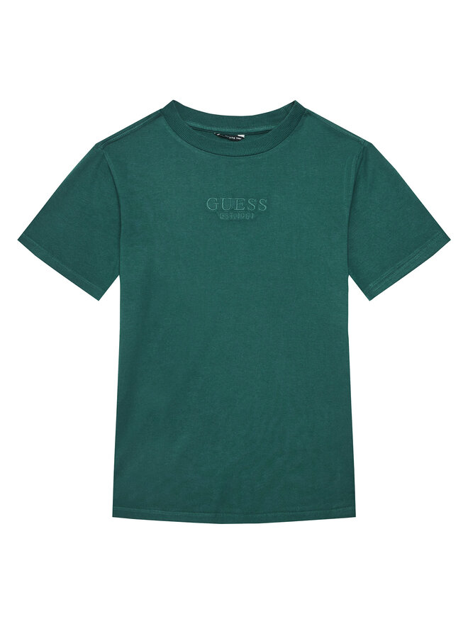 Guess Guess Camiseta L5RI36 K8HM4 Verde Regular Fit