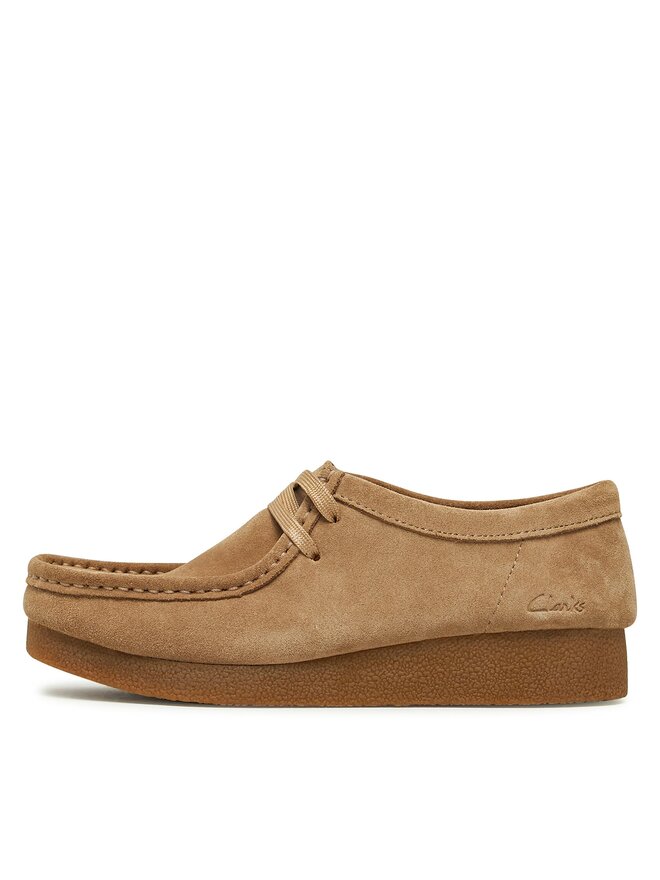 Clarks Félcipő Clarks WallabeeEvoSh 261747474 Bézs
