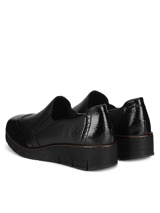 Rieker Halbschuhe Rieker 53776-00 Schwarz