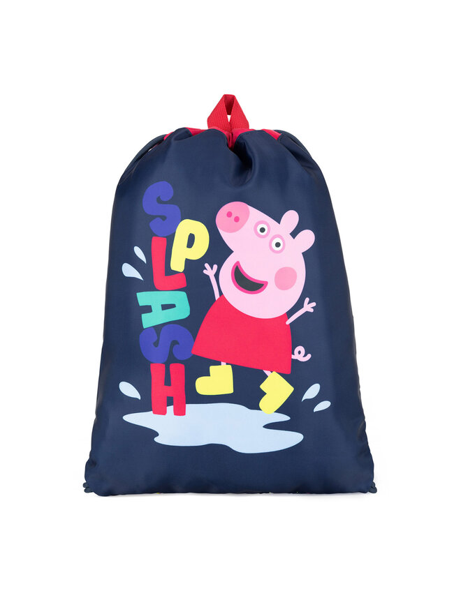 Peppa Pig Σακίδιο πλάτης πουγκί Peppa Pig ACCCS-AW24-108PP Σκούρο μπλε