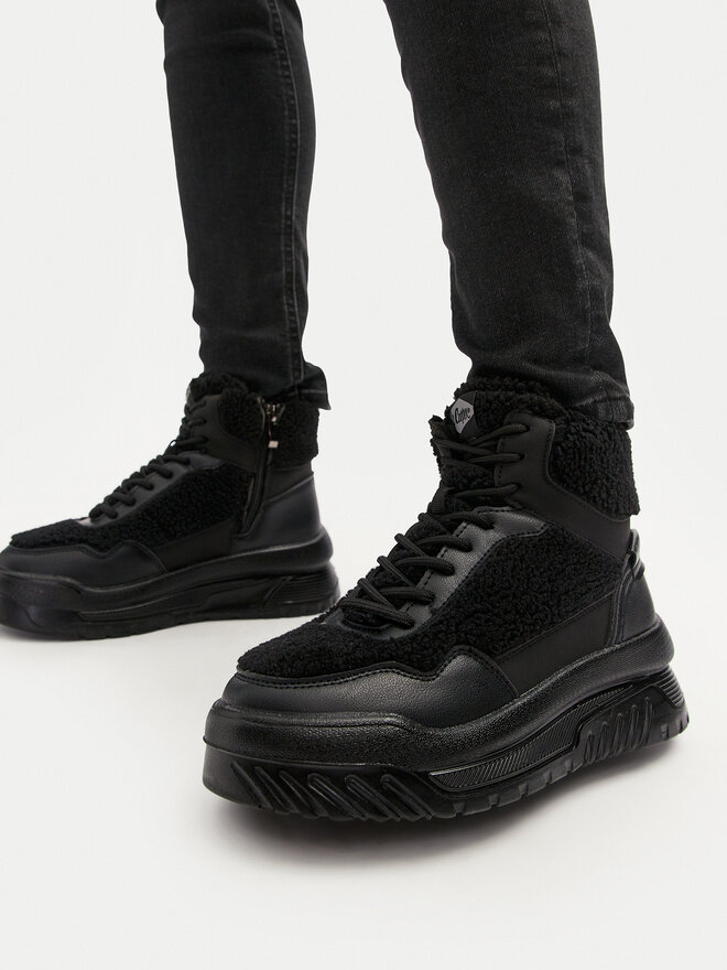 Lee Cooper Μποτάκια Lee Cooper LCJ-24-47-3145LA Μαύρο