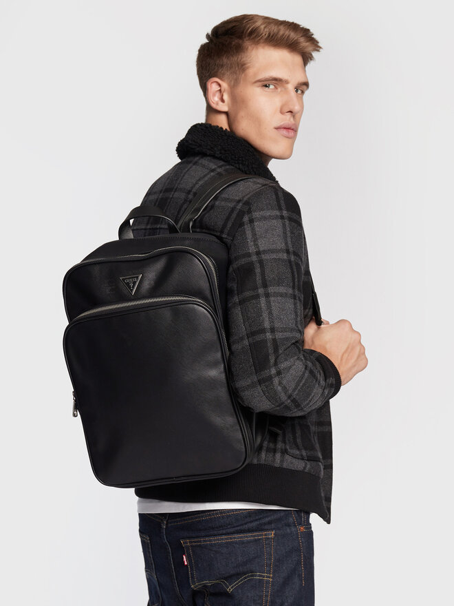 Рюкзак Guess Certosa Sqrd Bckpck HMCERT P2261 Чорний | evzuttya.com.ua