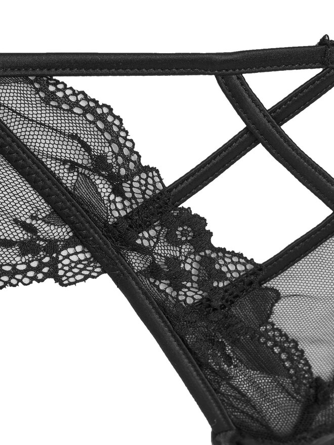 Hunkemöller Hunkemöller Стрінги Amari 301043 Чорний