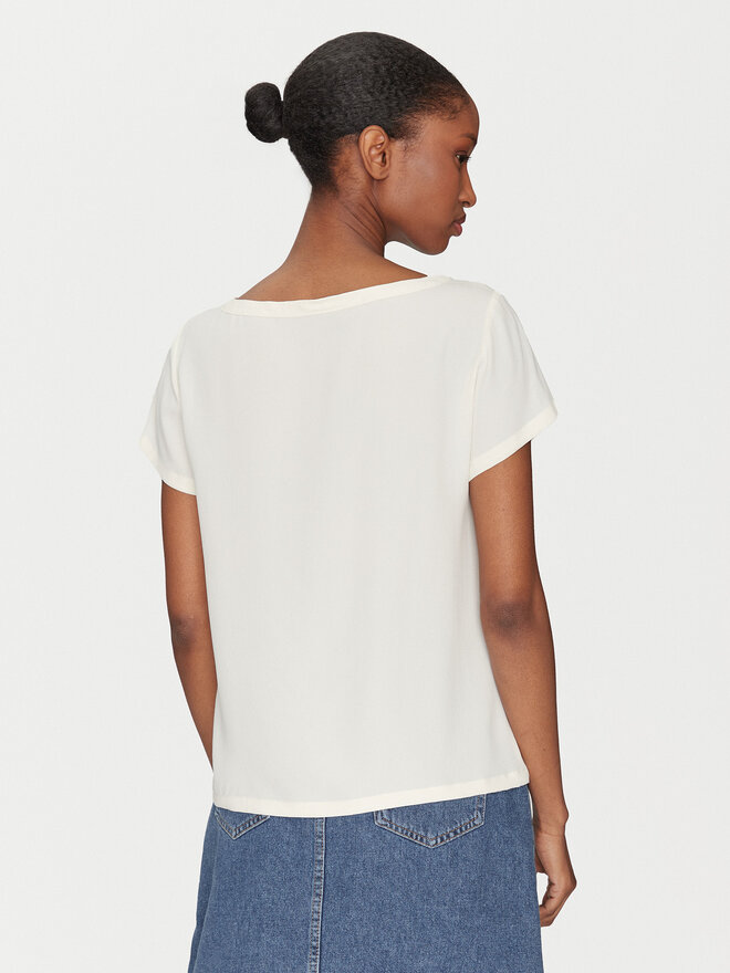 Marella Marella Camiseta Inn 2515111021 Écru Regular Fit