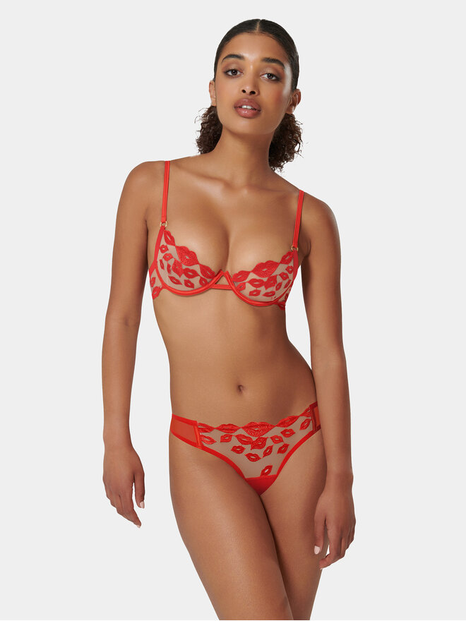 Bluebella Bluebella Nedrček s kostjo Marian 42226 Rdeča