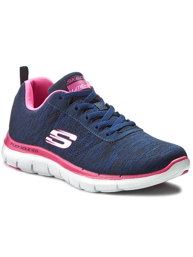 Sneakers Skechers Flex Appeal 2.0 12753 NVPK Blu scuro escarpe
