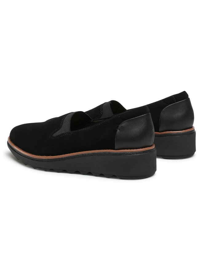 Clarks Półbuty Clarks Sharon Dolly 261558194 Czarny