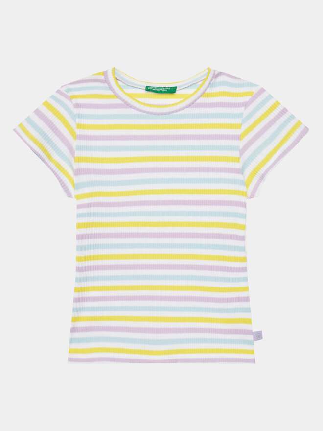 United Colors Of Benetton United Colors Of Benetton Camiseta 3W5BG10D4 De color Slim Fit