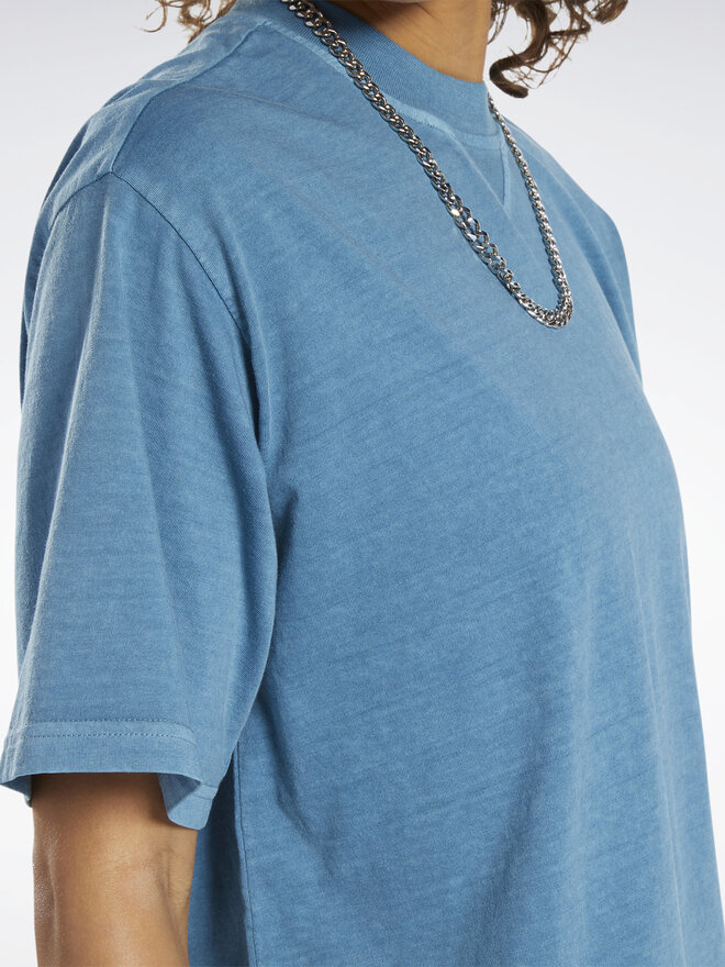 Reebok Reebok Majica Classics Natural Dye Boxy T-Shirt HT7857 Modra