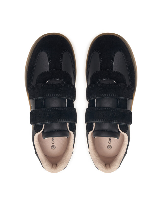 Calvin Klein Sneakers Calvin Klein Low Cut Velcro Sneaker V1X9-83443-0318 S Schwarz