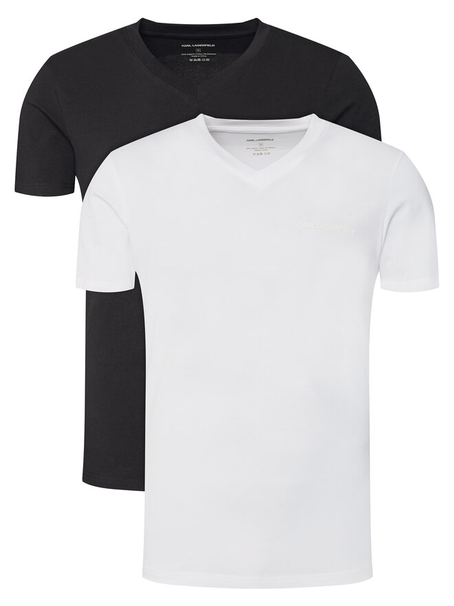 KARL LAGERFELD KARL LAGERFELD Pack de 2 camisetas A3M47006 De color Slim Fit