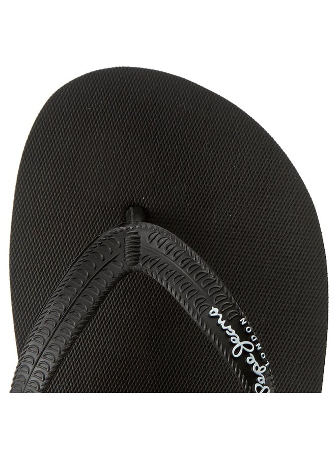 Pepe Jeans Šlepetės per pirštą Pepe Jeans Swimming 2.0 PMS70035 Juoda