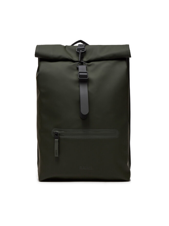 Rains Σακίδιο Rains Rolltop Rucksack W3 13320 Πράσινο