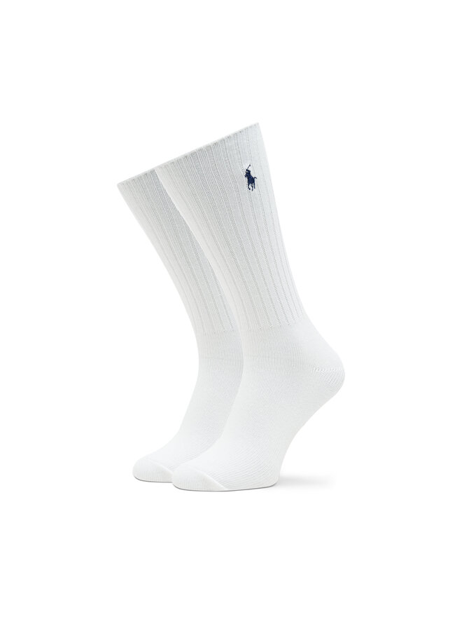 Chaussettes hautes homme Polo Ralph Lauren 449876014003 Blanc chaussures