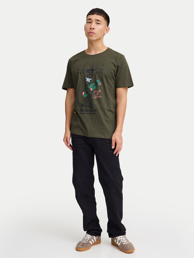 Blend Blend Camiseta 20717748 Verde Regular Fit
