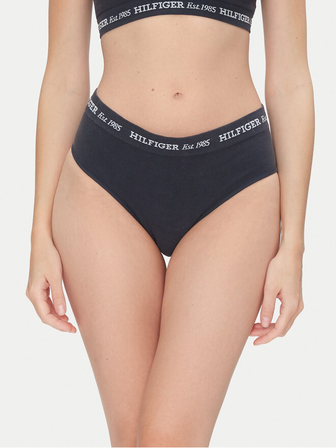 Tommy Hilfiger Tommy Hilfiger Klasszikus magas derekú alsó UW0UW05724 Sötétkék