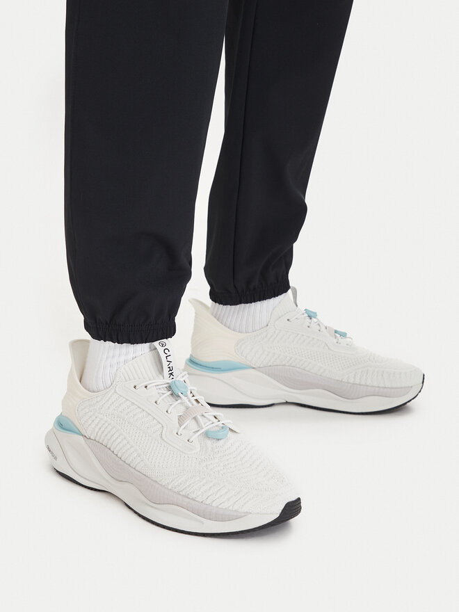 Clarks Снікерcи Clarks Pace Rise 26187374 Білий