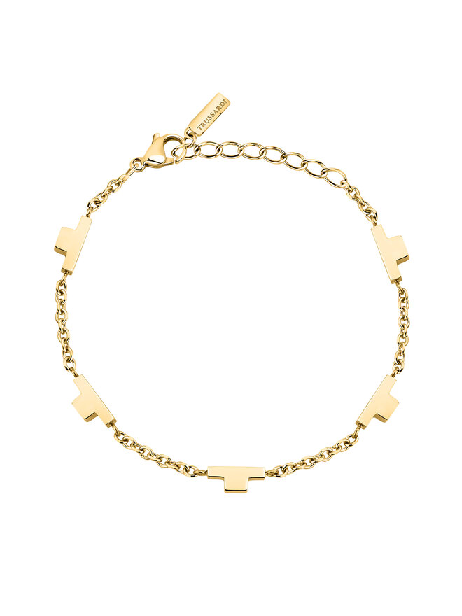 Trussardi Bransoletka Trussardi TJAXC65 Złoty