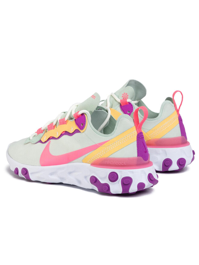 nike react element 55 pistachio frost digital pink