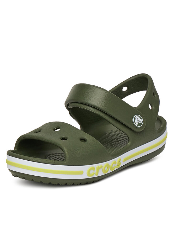 Crocs Sandały Crocs BAYABAND SANDAL K 211054-309 Zielony