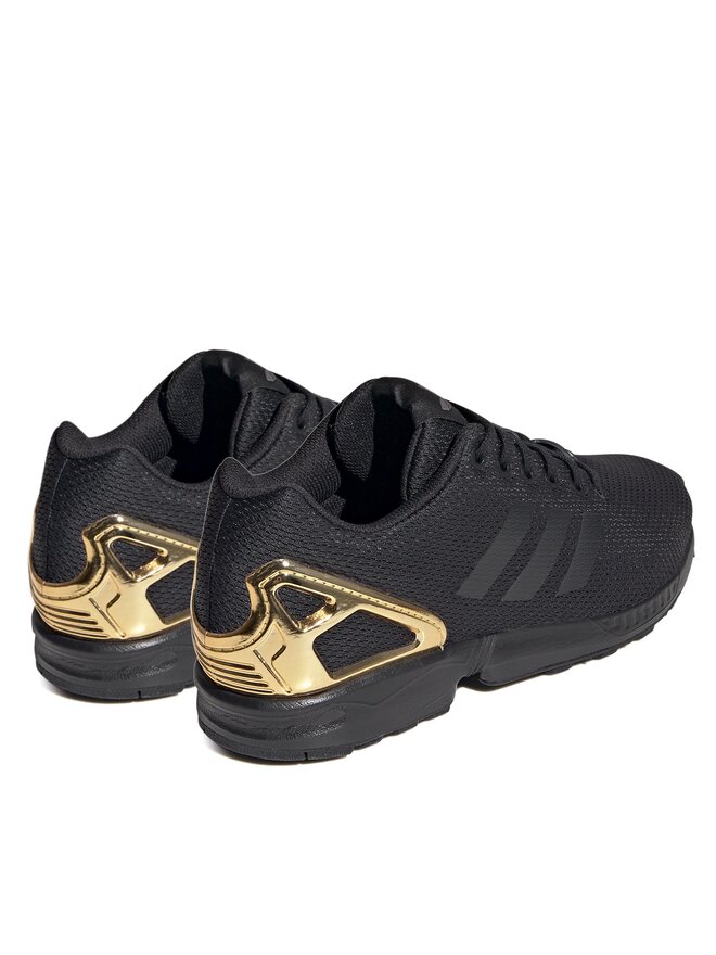 Adidas zx flux negro y oro 2025