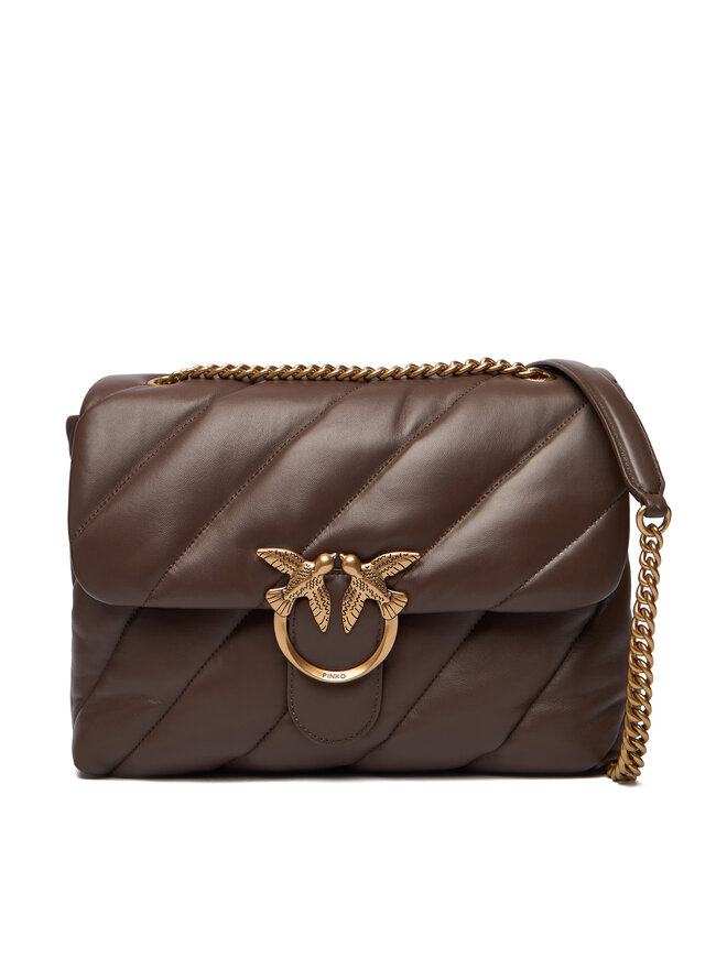 PINKO Rankinė PINKO Love Puff Big Cl AI 25-26 PLTT 100037 A0F2 Ruda